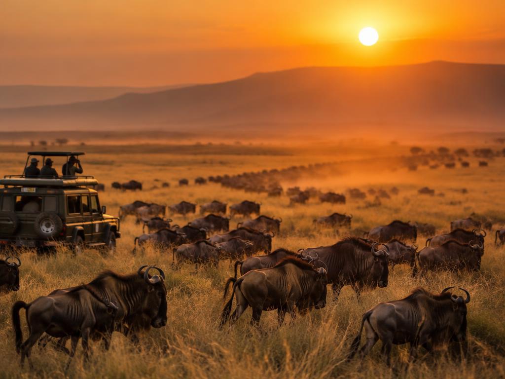 Serengeti wildlife safari